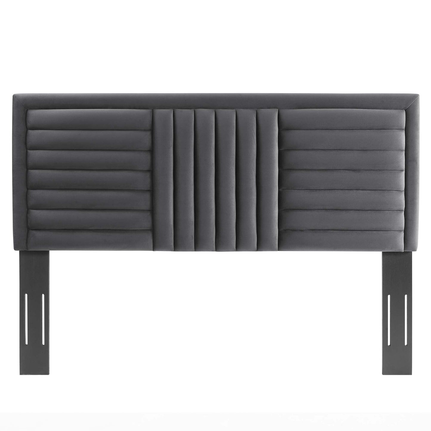 Believe Channel Tufted Performance Velvet Twin Headboard