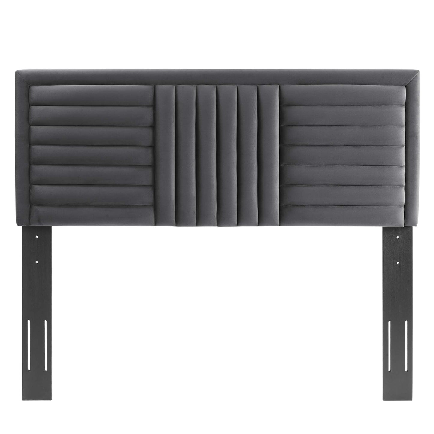 Believe Channel Tufted Performance Velvet Twin Headboard