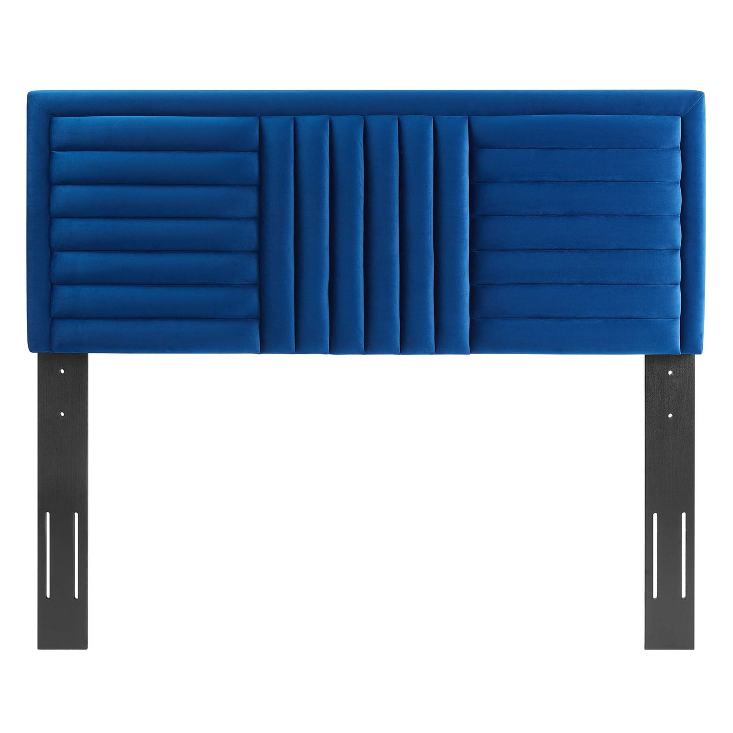 Believe Channel Tufted Performance Velvet Twin Headboard