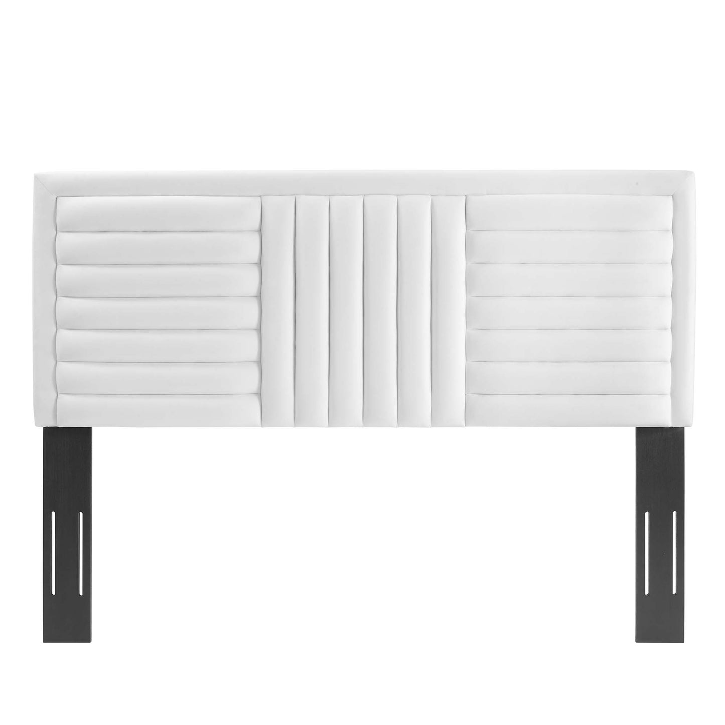 Believe Channel Tufted Performance Velvet Twin Headboard