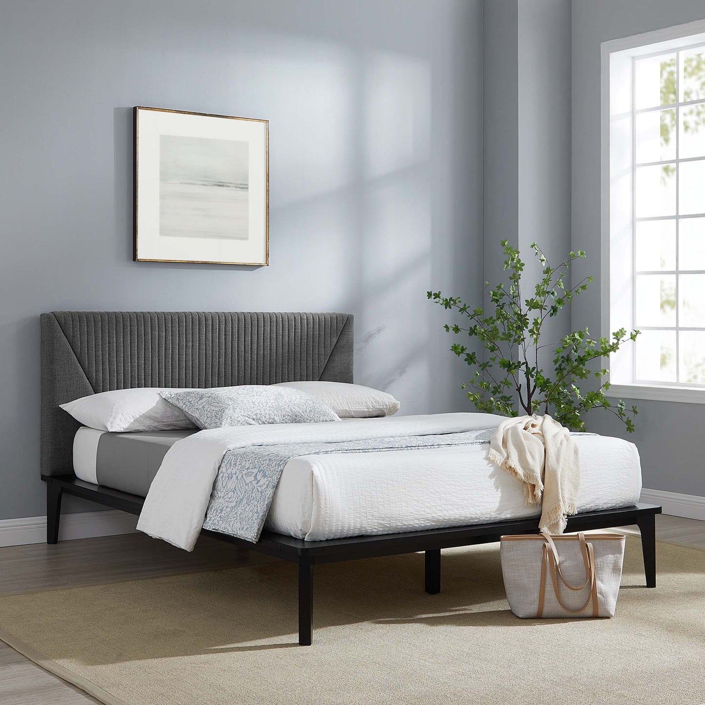 Dakota Upholstered Queen Platform Bed