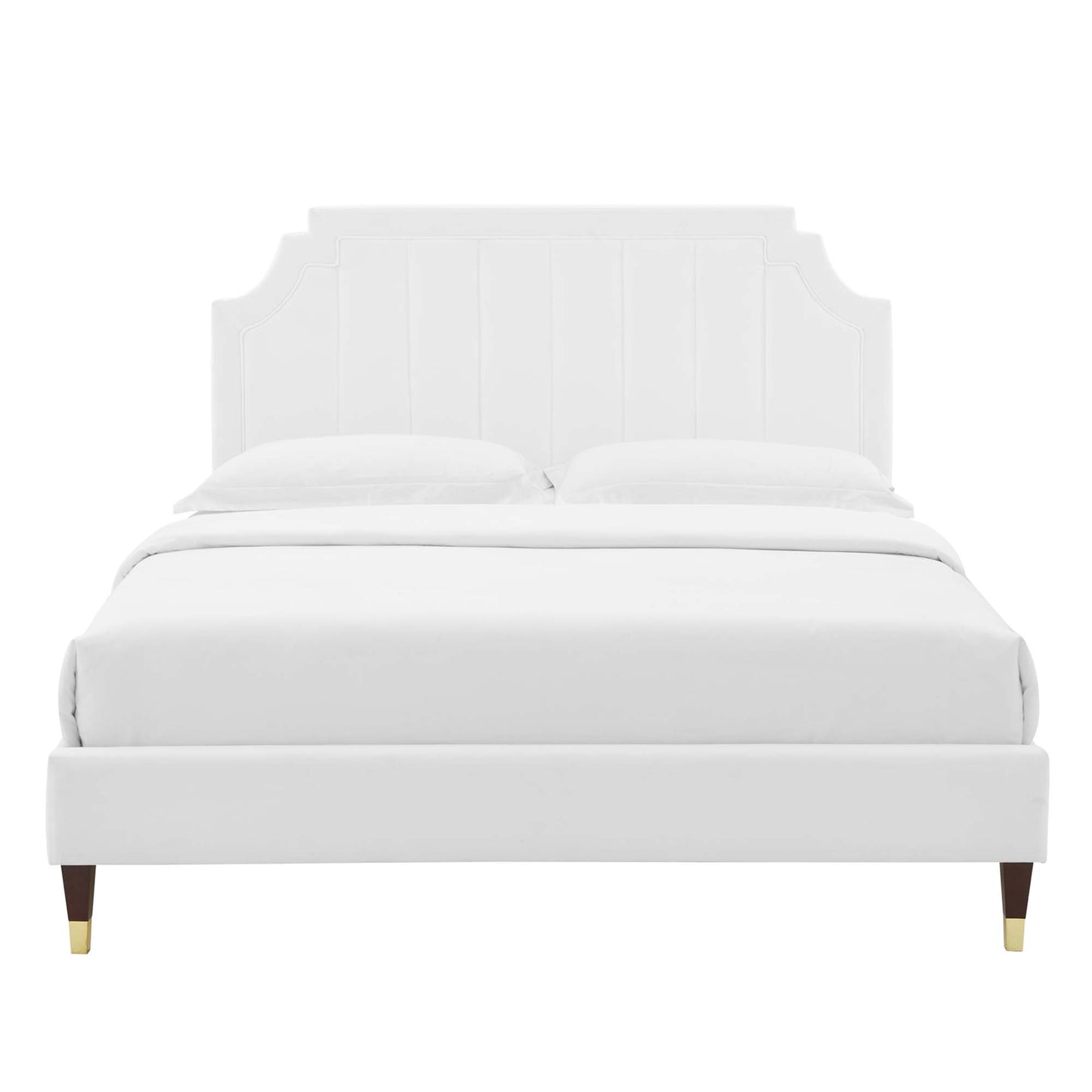 Sienna Performance Velvet Queen Platform Bed