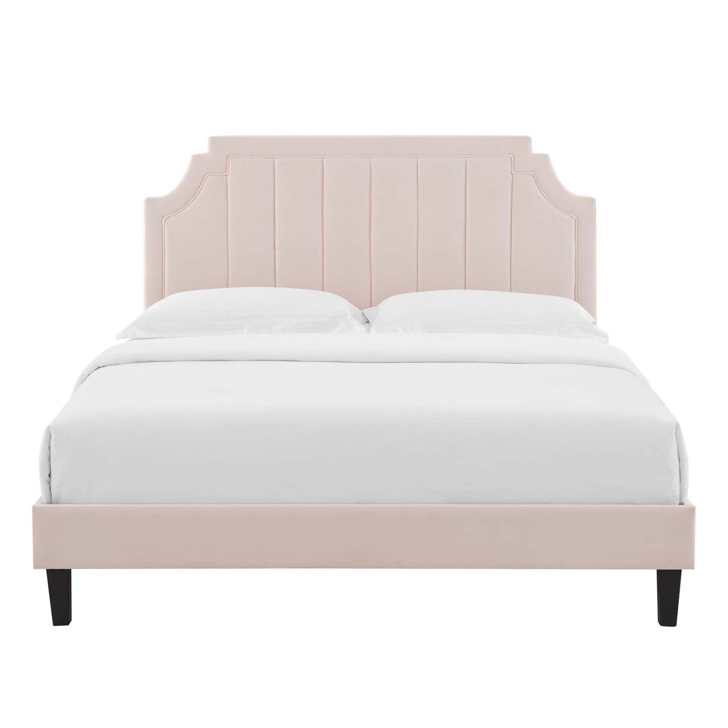 Sienna Performance Velvet Queen Platform Bed