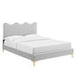 Current Performance Velvet Twin Platform Bed