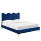 Current Performance Velvet Twin Platform Bed