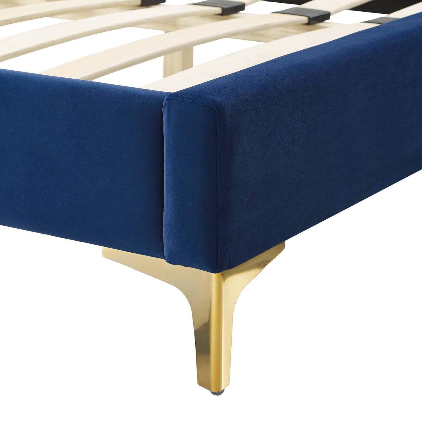 Current Performance Velvet Twin Platform Bed