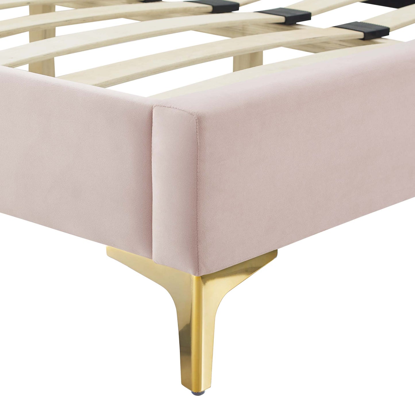 Current Performance Velvet Twin Platform Bed