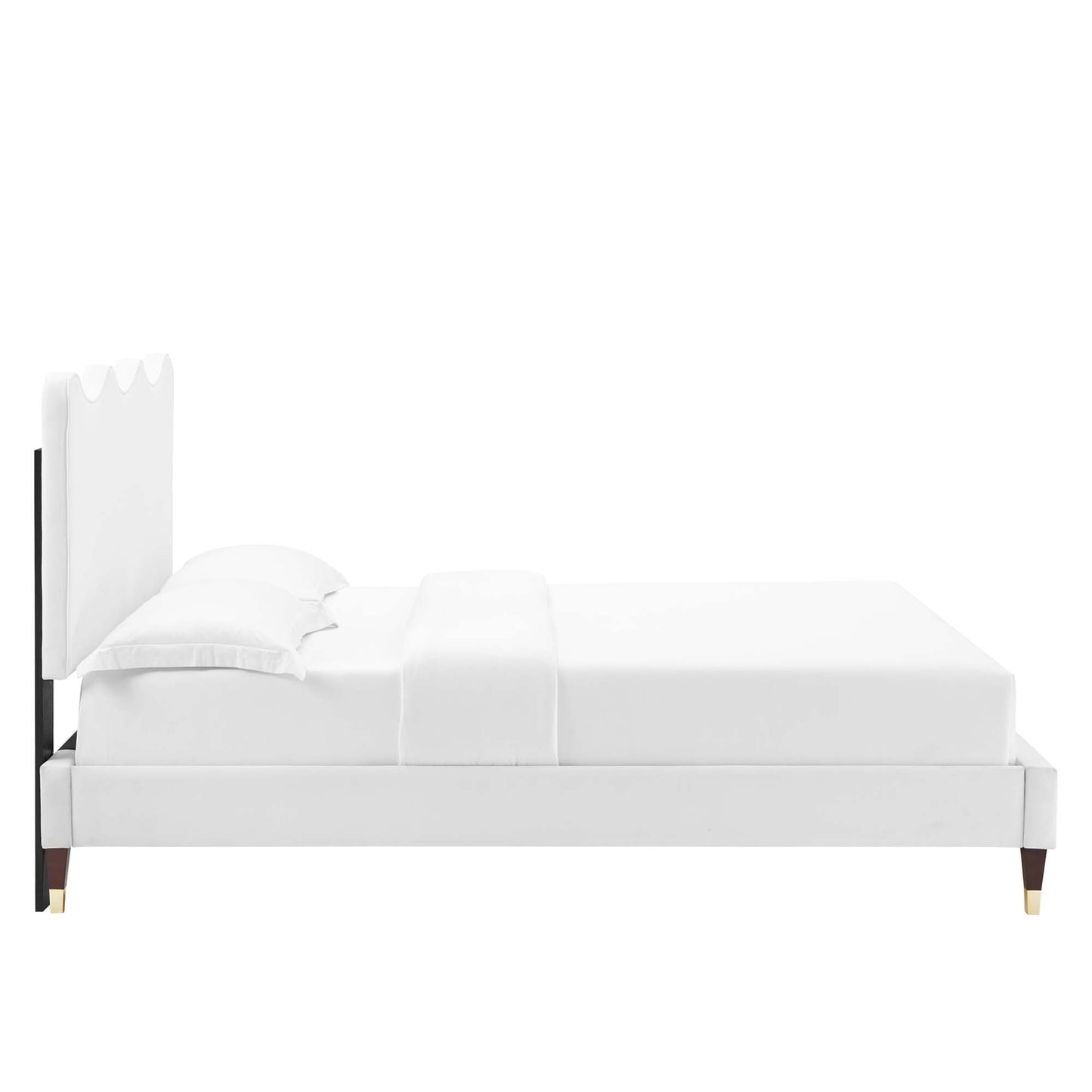 Current Performance Velvet Twin Platform Bed