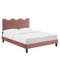 Current Performance Velvet Twin Platform Bed