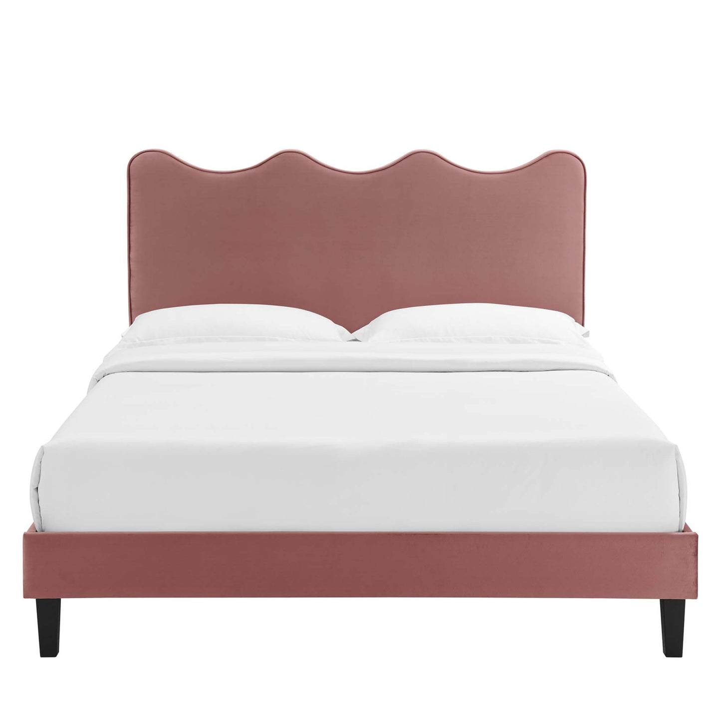 Current Performance Velvet Twin Platform Bed