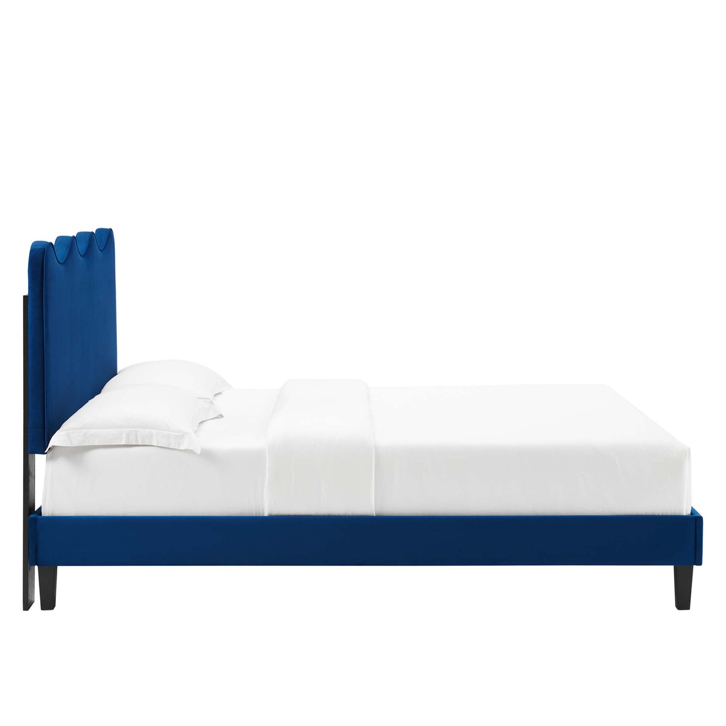 Current Performance Velvet Twin Platform Bed