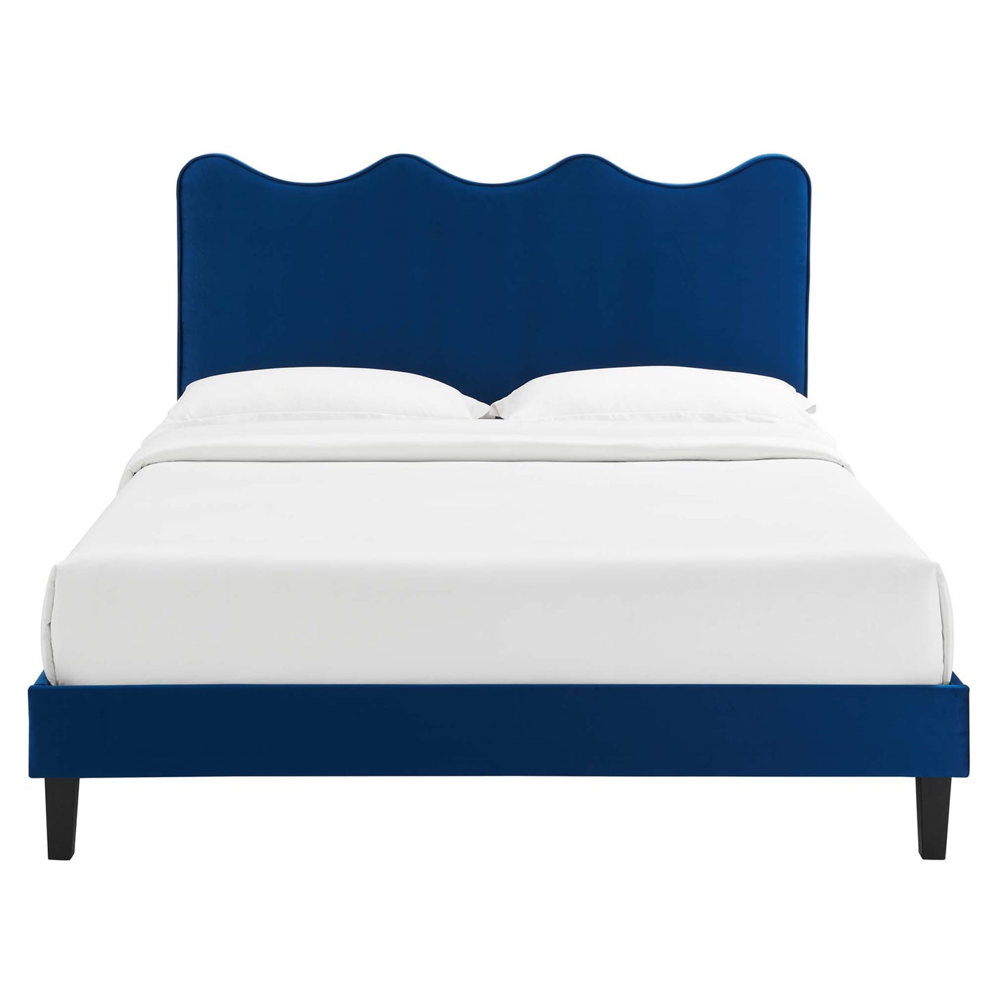 Current Performance Velvet Twin Platform Bed