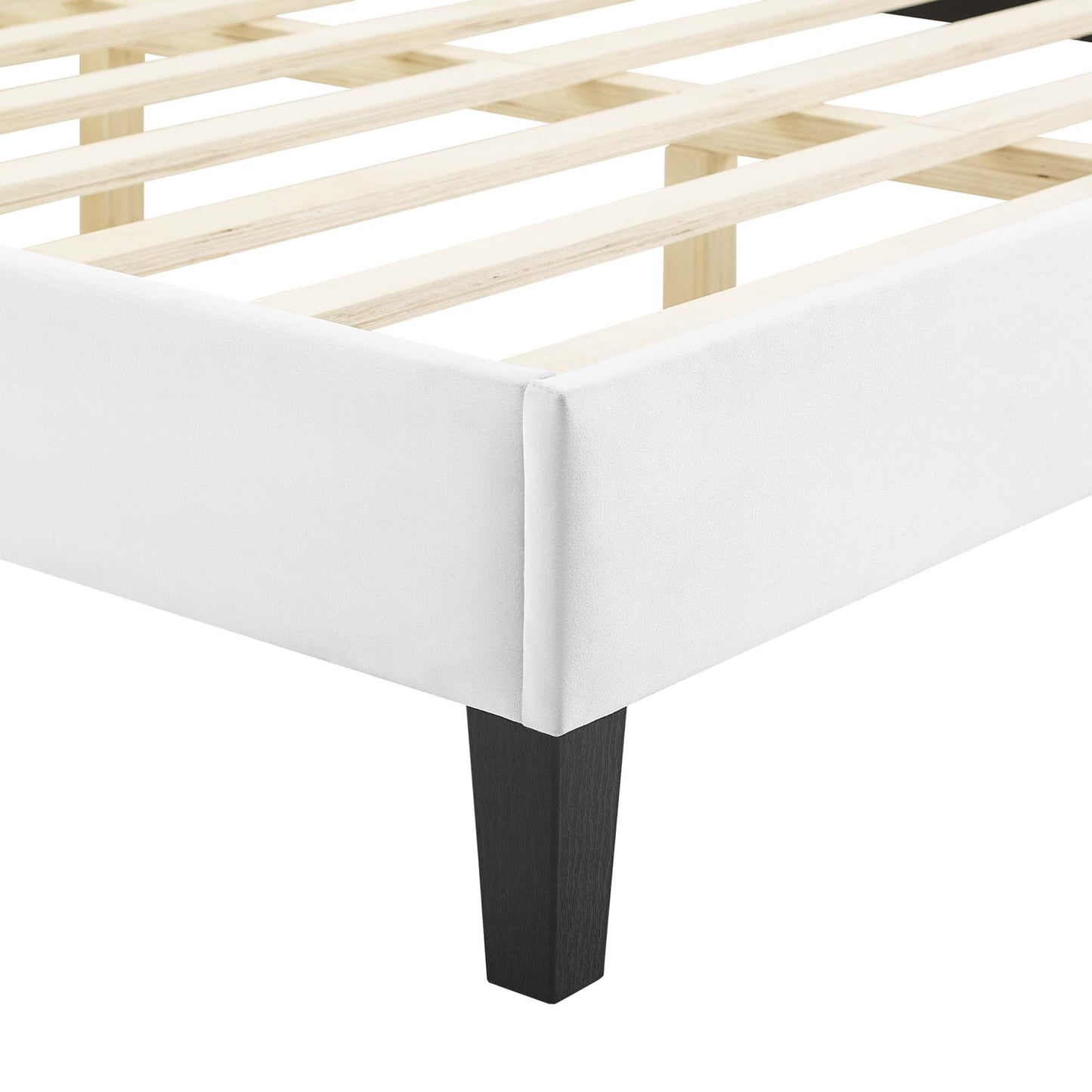 Current Performance Velvet Twin Platform Bed