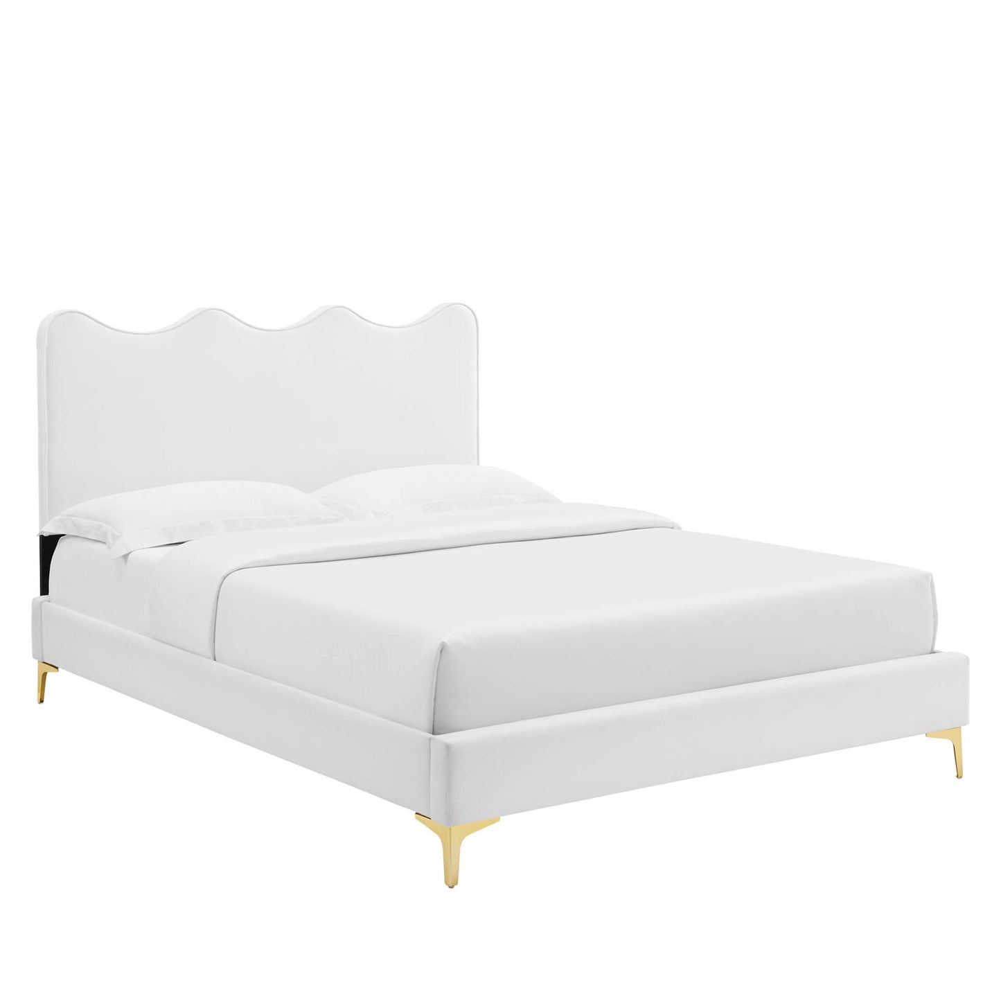 Current Performance Velvet Full Platform Bed