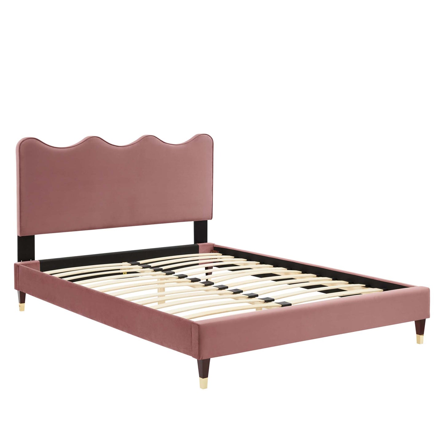 Cama de plataforma completa Velvet de Current Performance de Modway