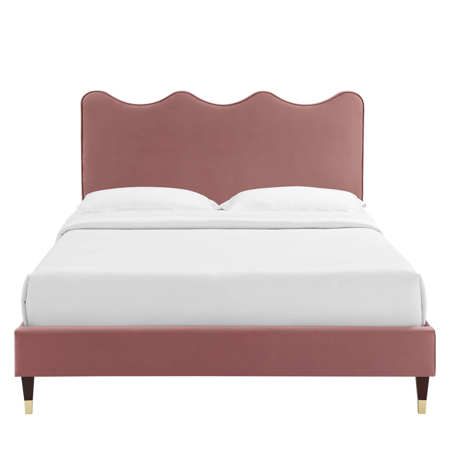 Cama de plataforma completa Velvet de Current Performance de Modway