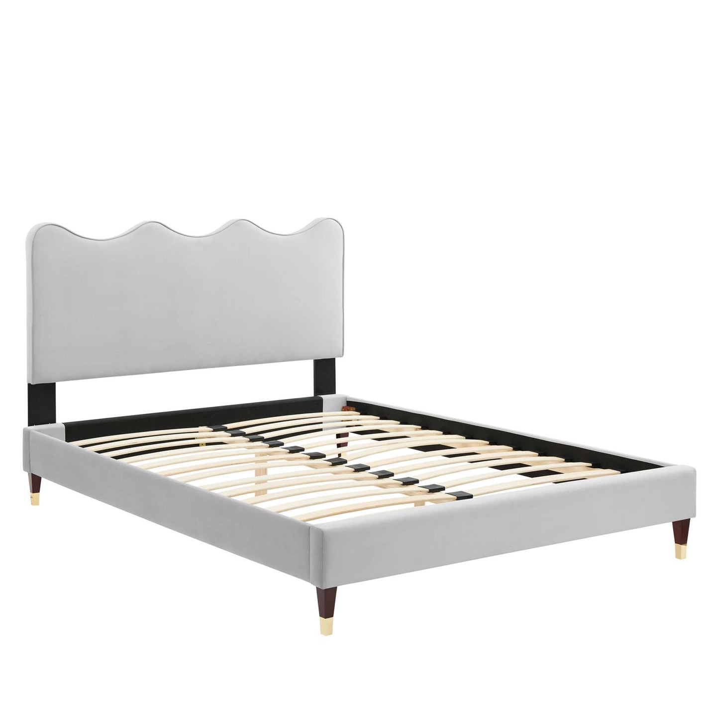 Cama de plataforma completa Velvet de Current Performance de Modway