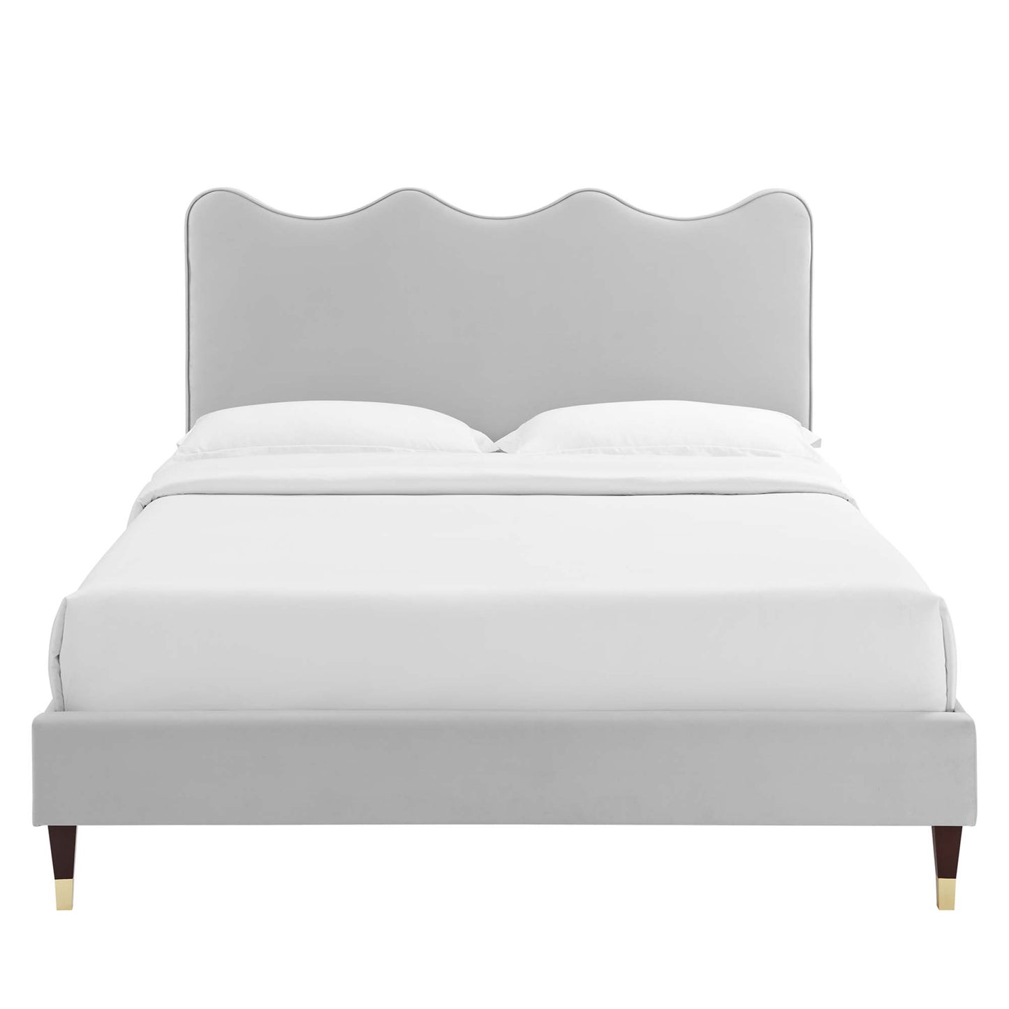 Cama de plataforma completa Velvet de Current Performance de Modway