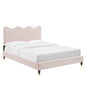 Cama de plataforma completa Velvet de Current Performance de Modway