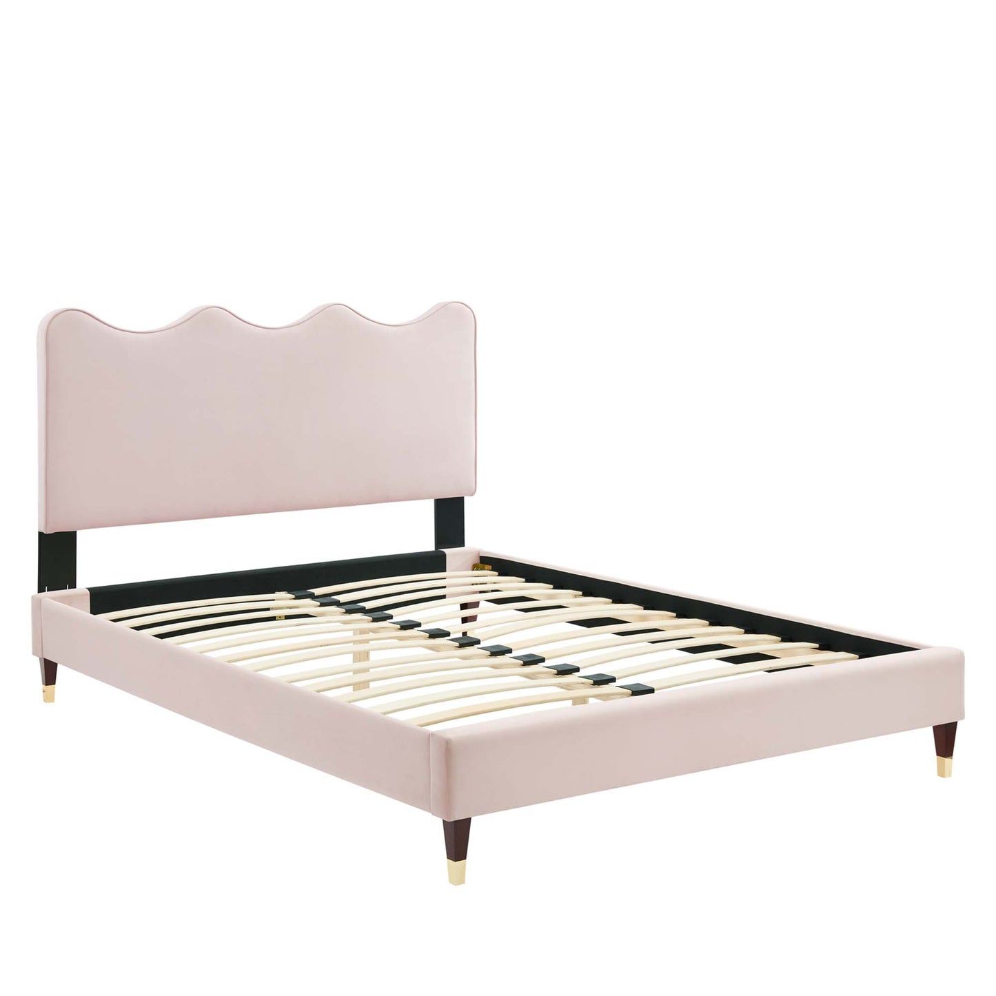 Cama de plataforma completa Velvet de Current Performance de Modway