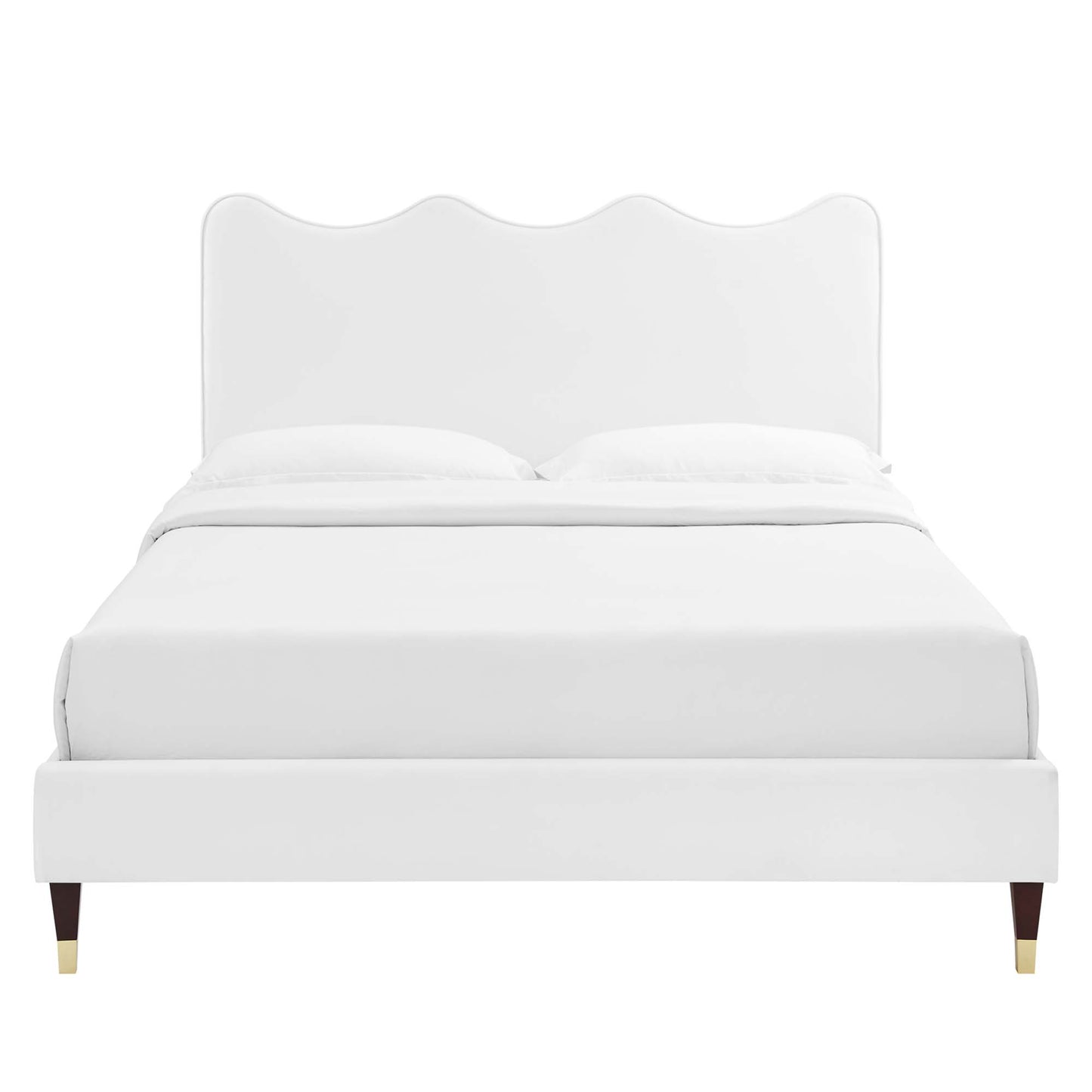 Cama de plataforma completa Velvet de Current Performance de Modway