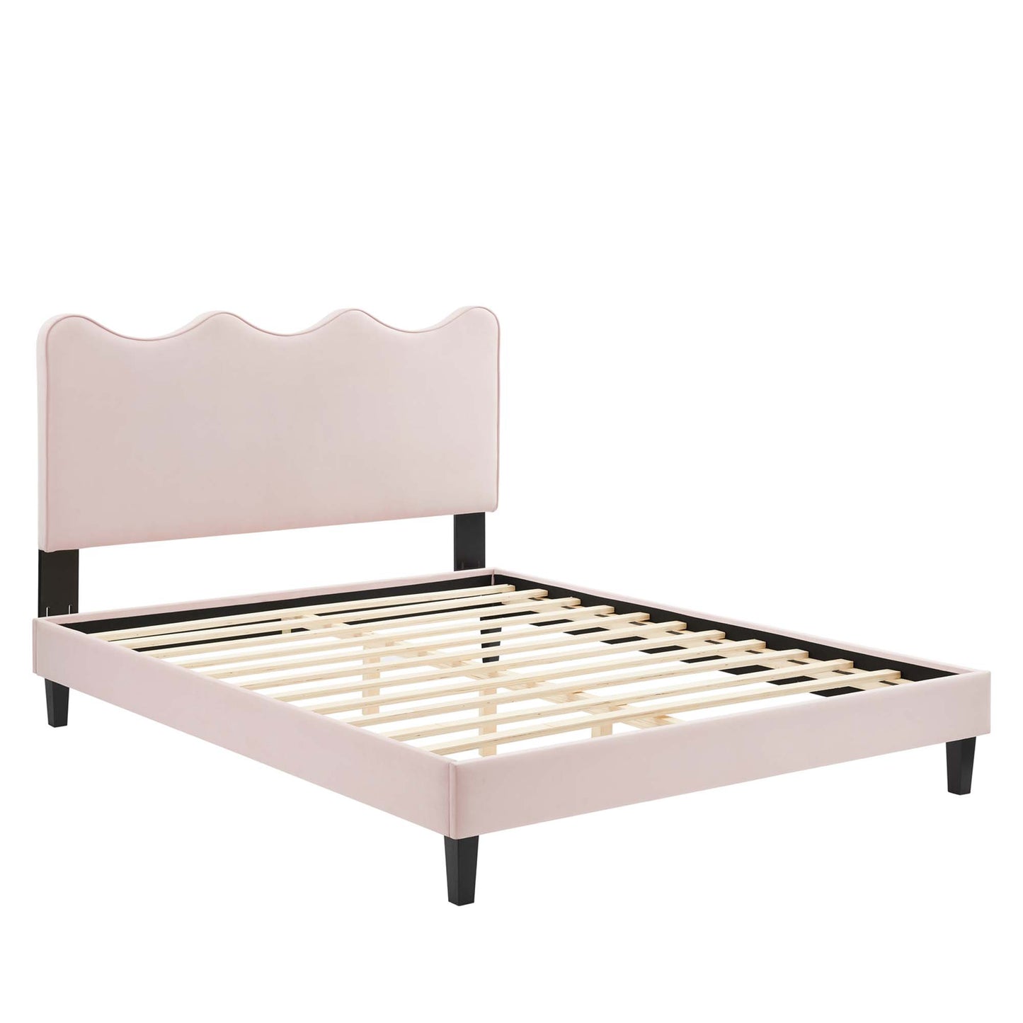 Current Performance Velvet Full Platform Bed