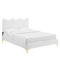 Current Performance Velvet Queen Platform Bed