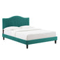 Juniper Channel Tufted Performance Velvet Twin Platform Bed