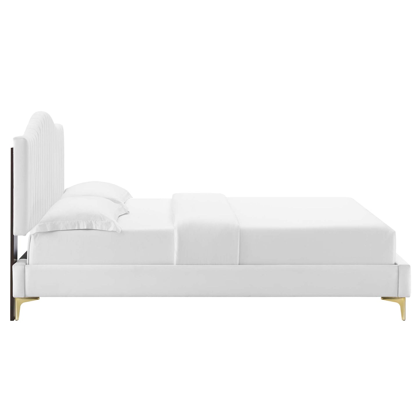 Juniper Channel Tufted Performance Velvet King Platform Bed