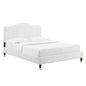 Juniper Channel Tufted Performance Velvet King Platform Bed