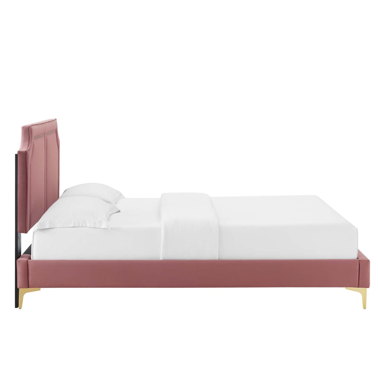 Cama individual Novi Performance Velvet de Modway