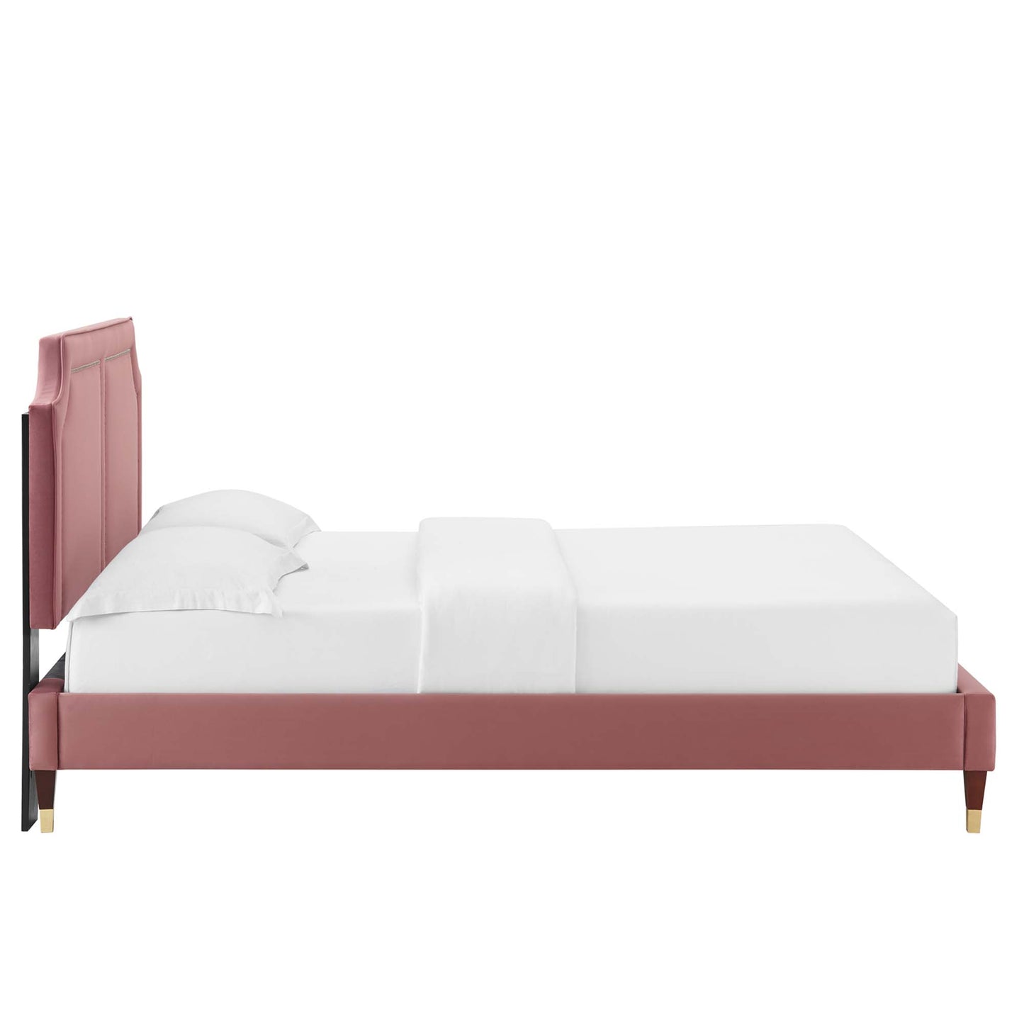 Cama individual Novi Performance Velvet de Modway