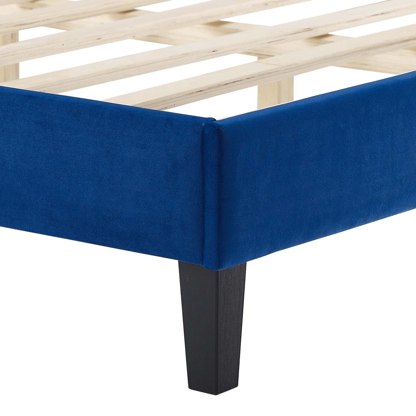 Sasha Button-Tufted Performance Velvet Twin Bed