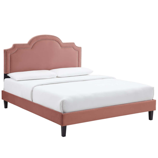 Aviana Performance Velvet Twin Bed