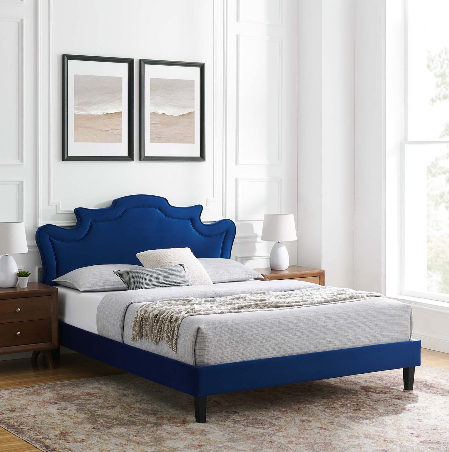 Cama individual Neena Performance Velvet de Modway