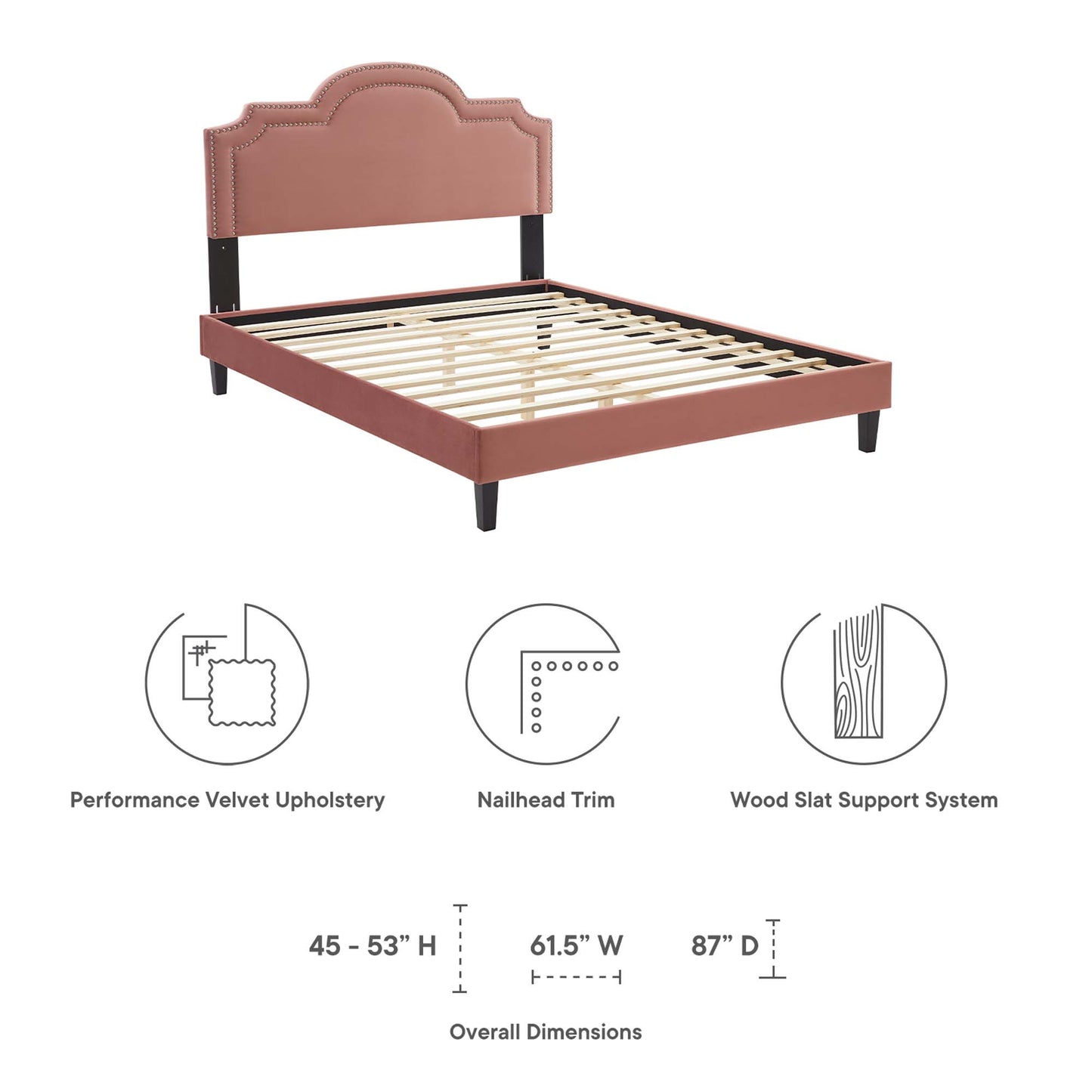 Aviana Performance Velvet Full Bed