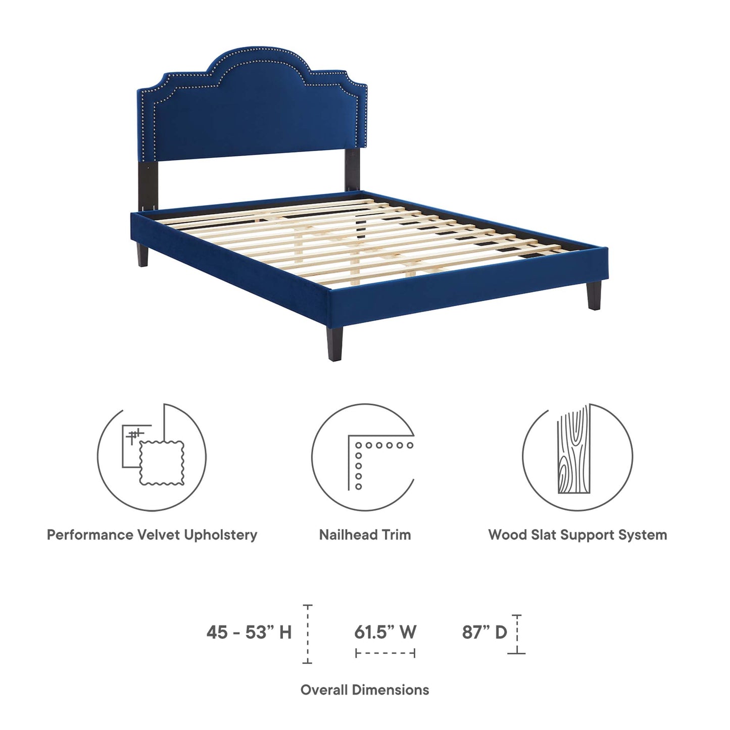 Aviana Performance Velvet Full Bed