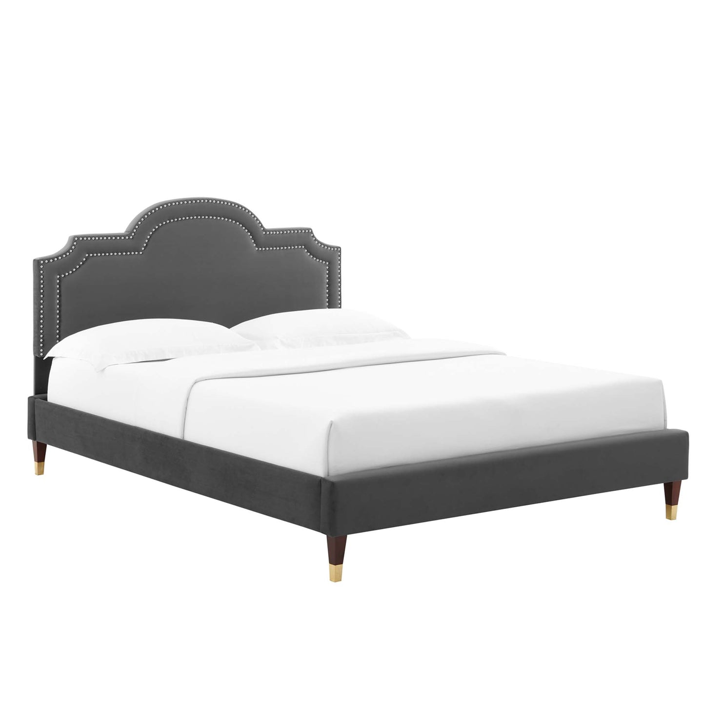 Aviana Performance Velvet Queen Bed