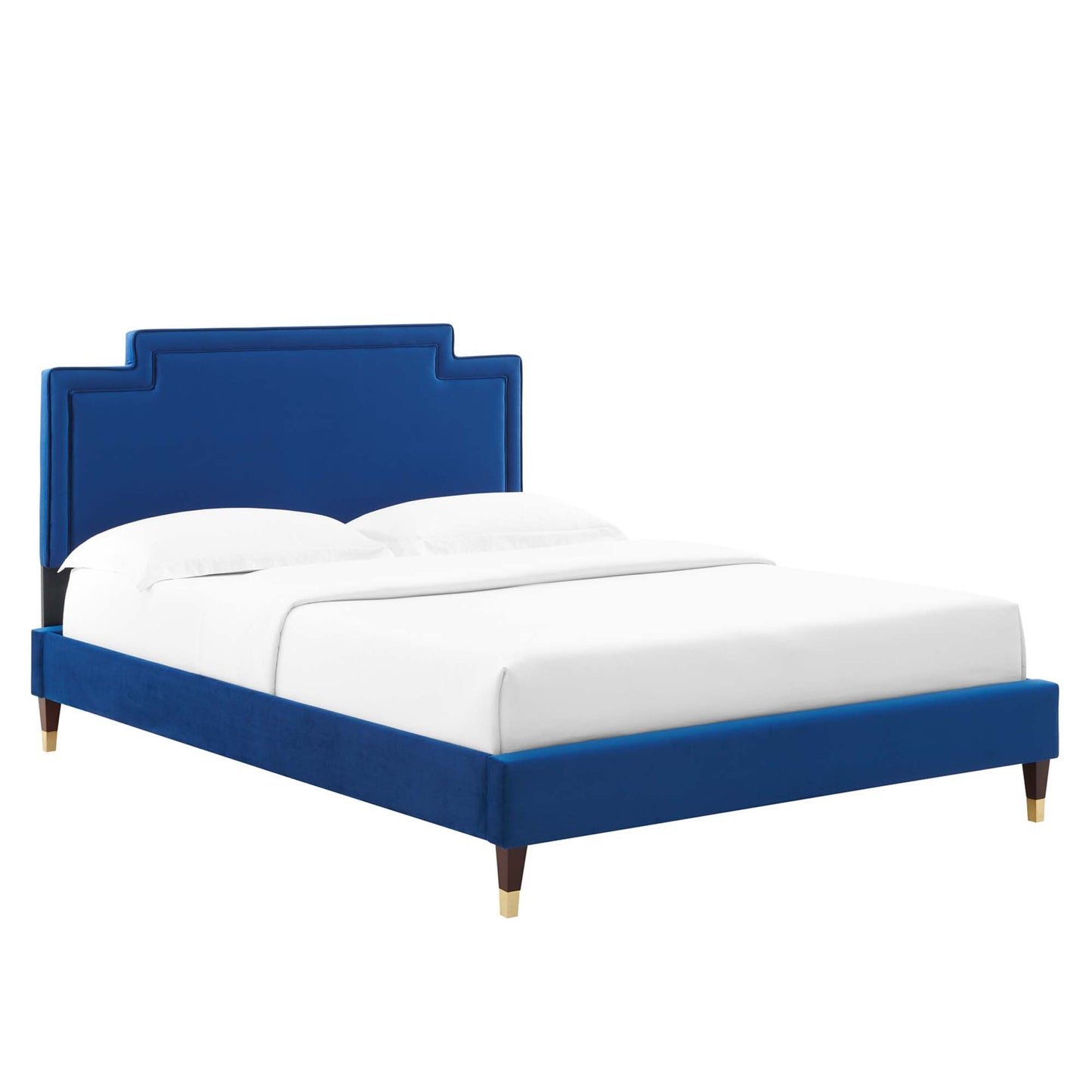 Liva Performance Velvet Queen Bed