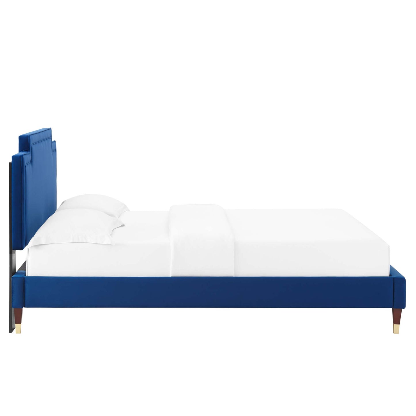 Liva Performance Velvet Queen Bed