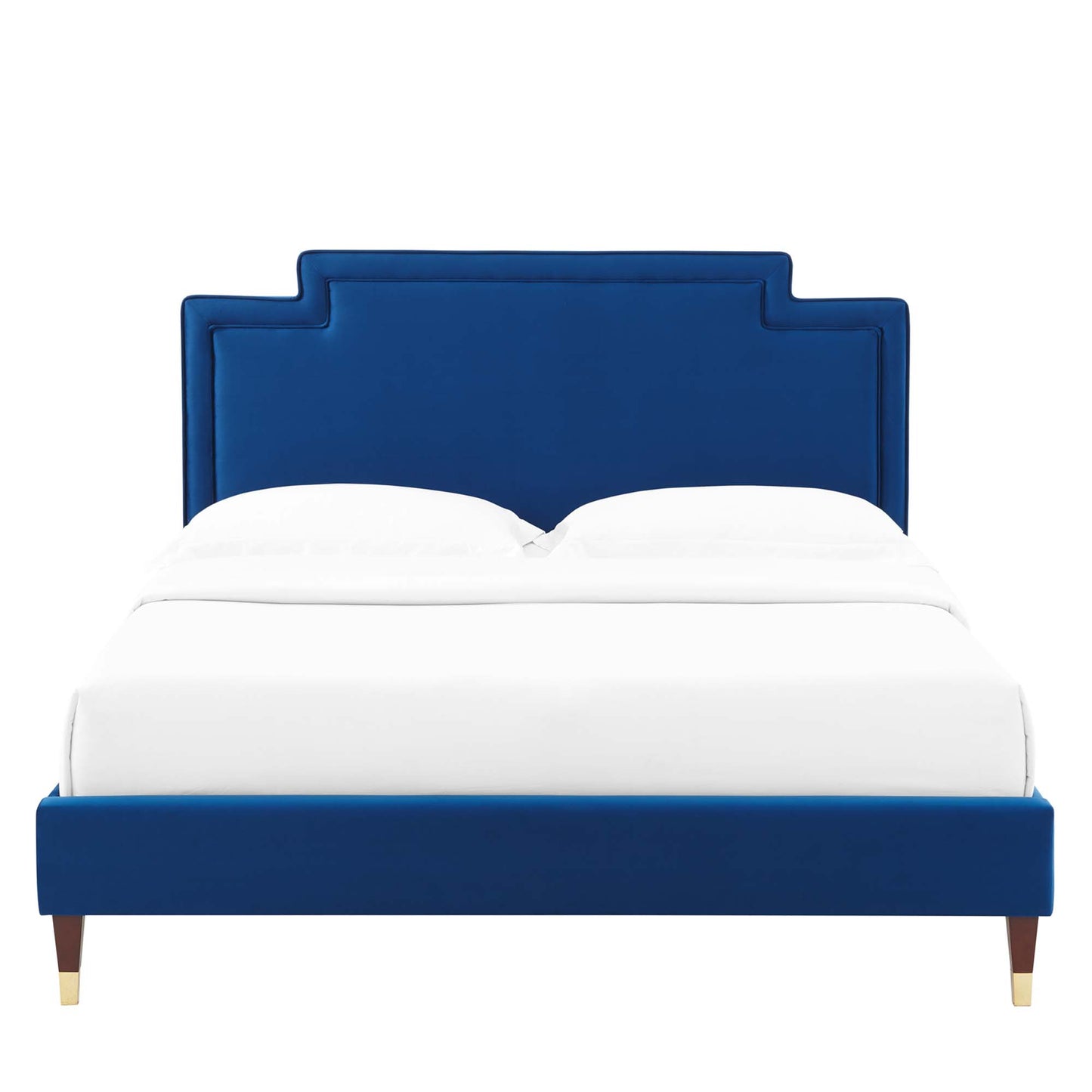 Liva Performance Velvet Queen Bed