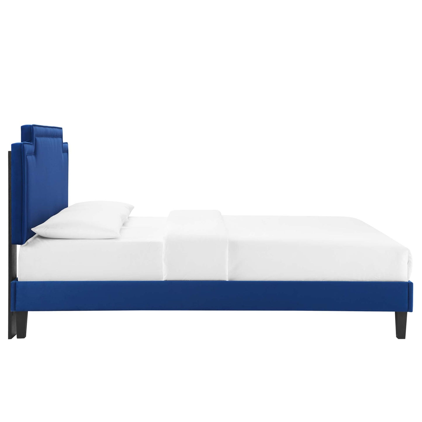 Liva Performance Velvet Queen Bed