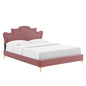 Cama tamaño king Neena Performance Velvet de Modway