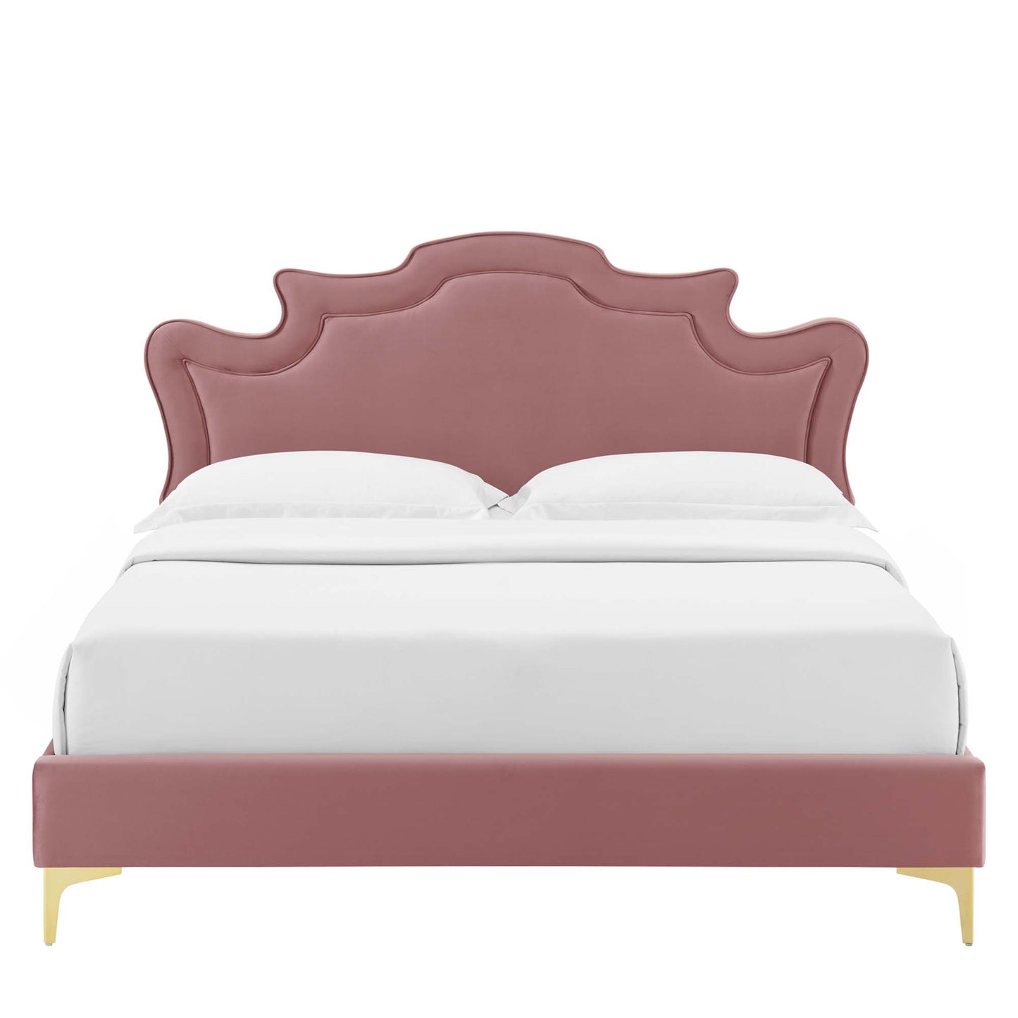 Cama tamaño king Neena Performance Velvet de Modway