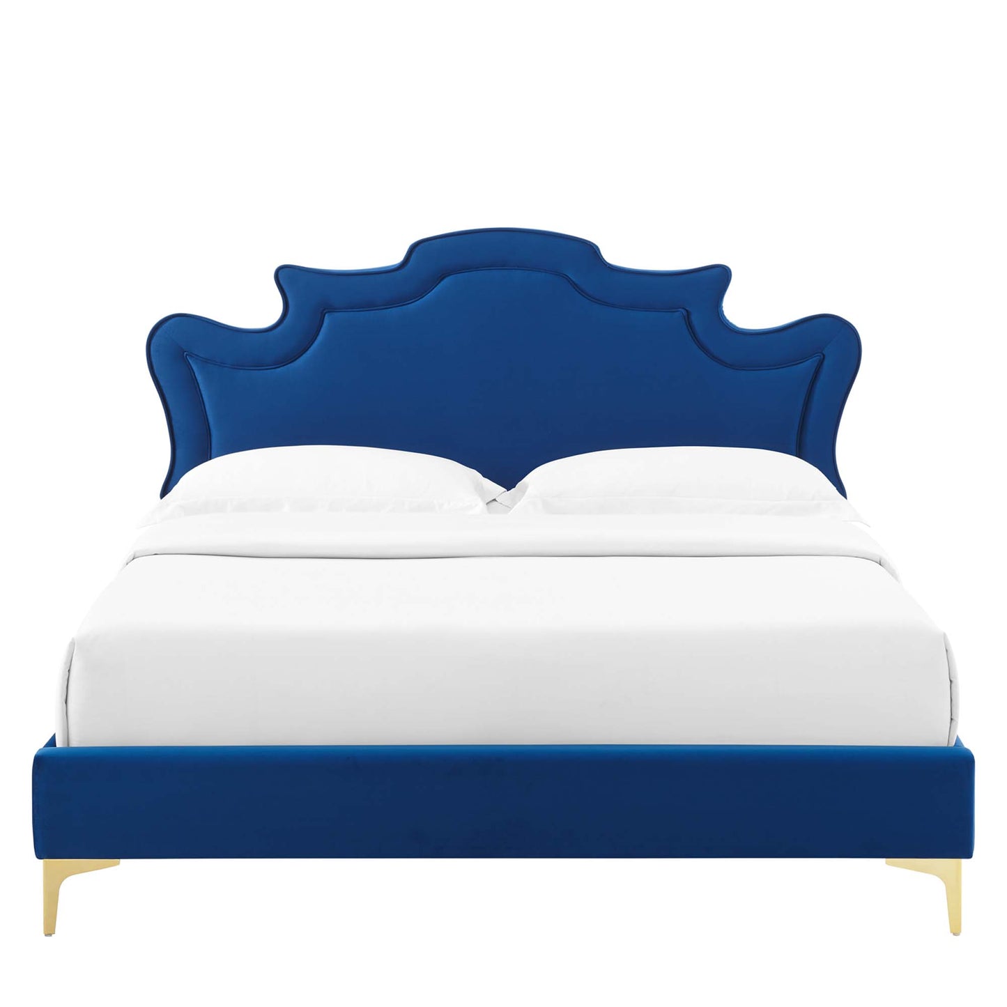 Cama tamaño king Neena Performance Velvet de Modway