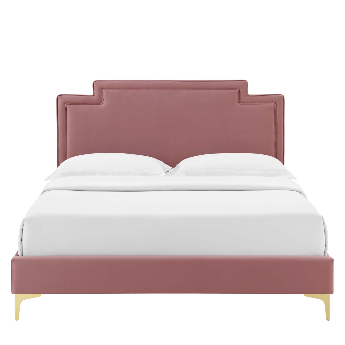 Cama King de terciopelo Liva Performance de Modway