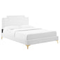 Cama King de terciopelo Liva Performance de Modway