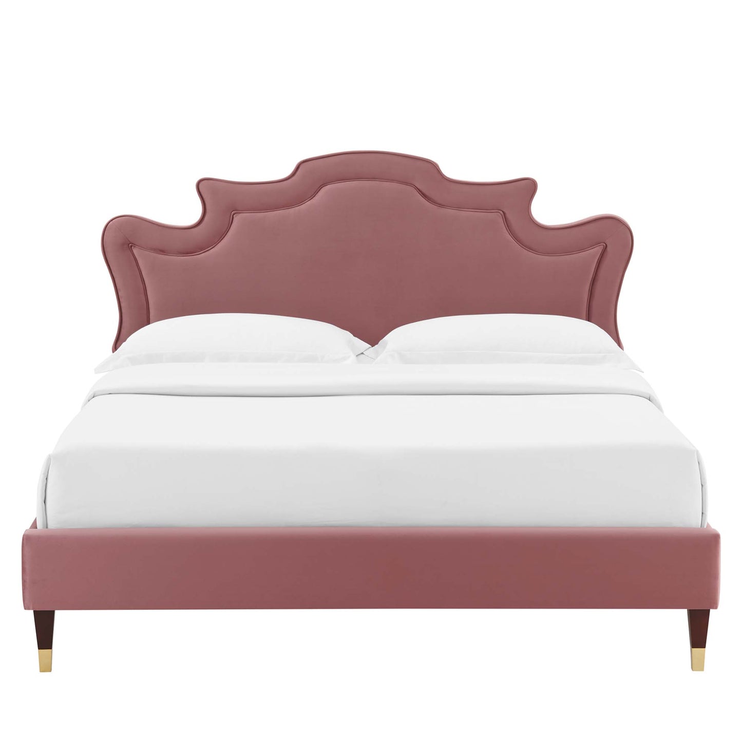 Cama tamaño king Neena Performance Velvet de Modway