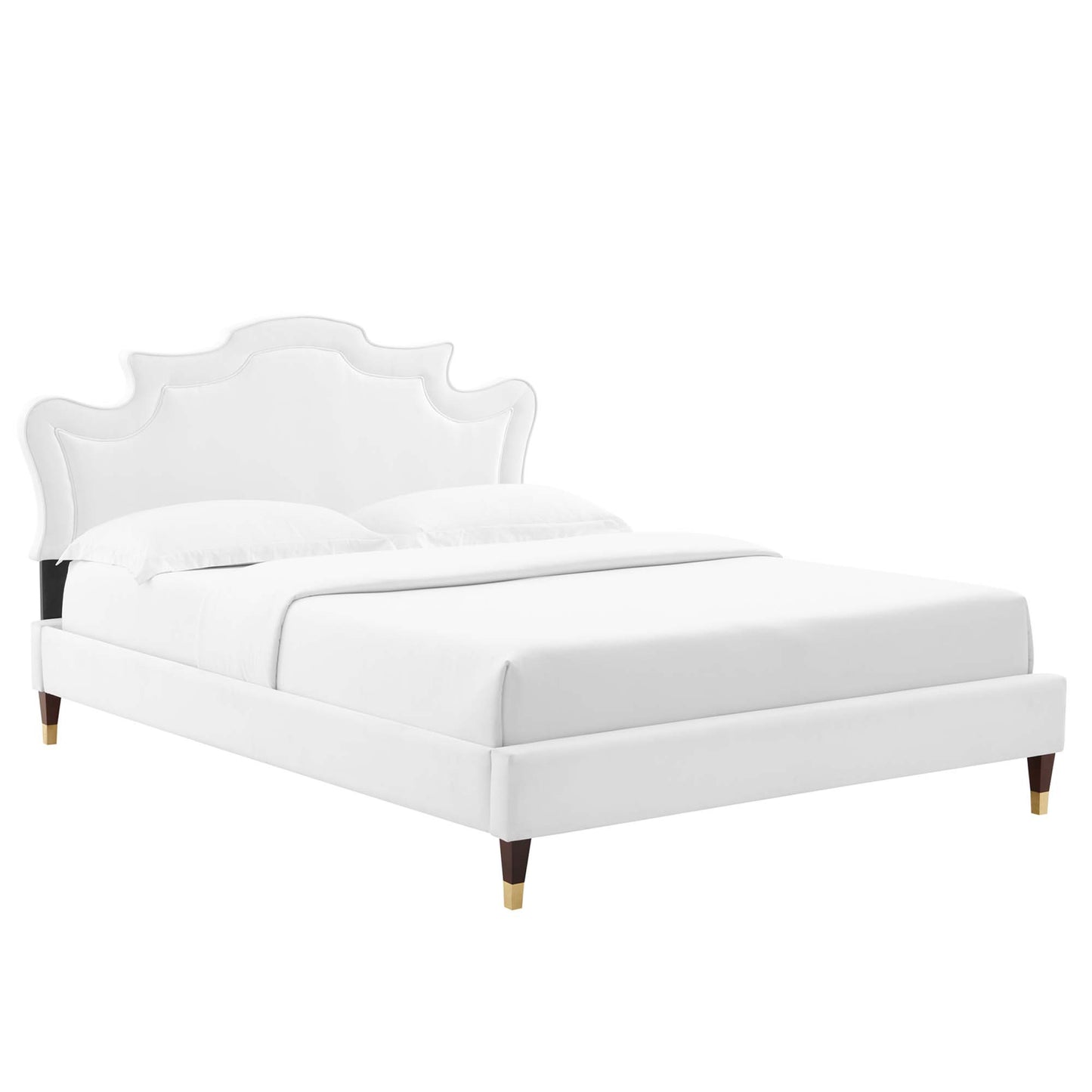 Cama tamaño king Neena Performance Velvet de Modway