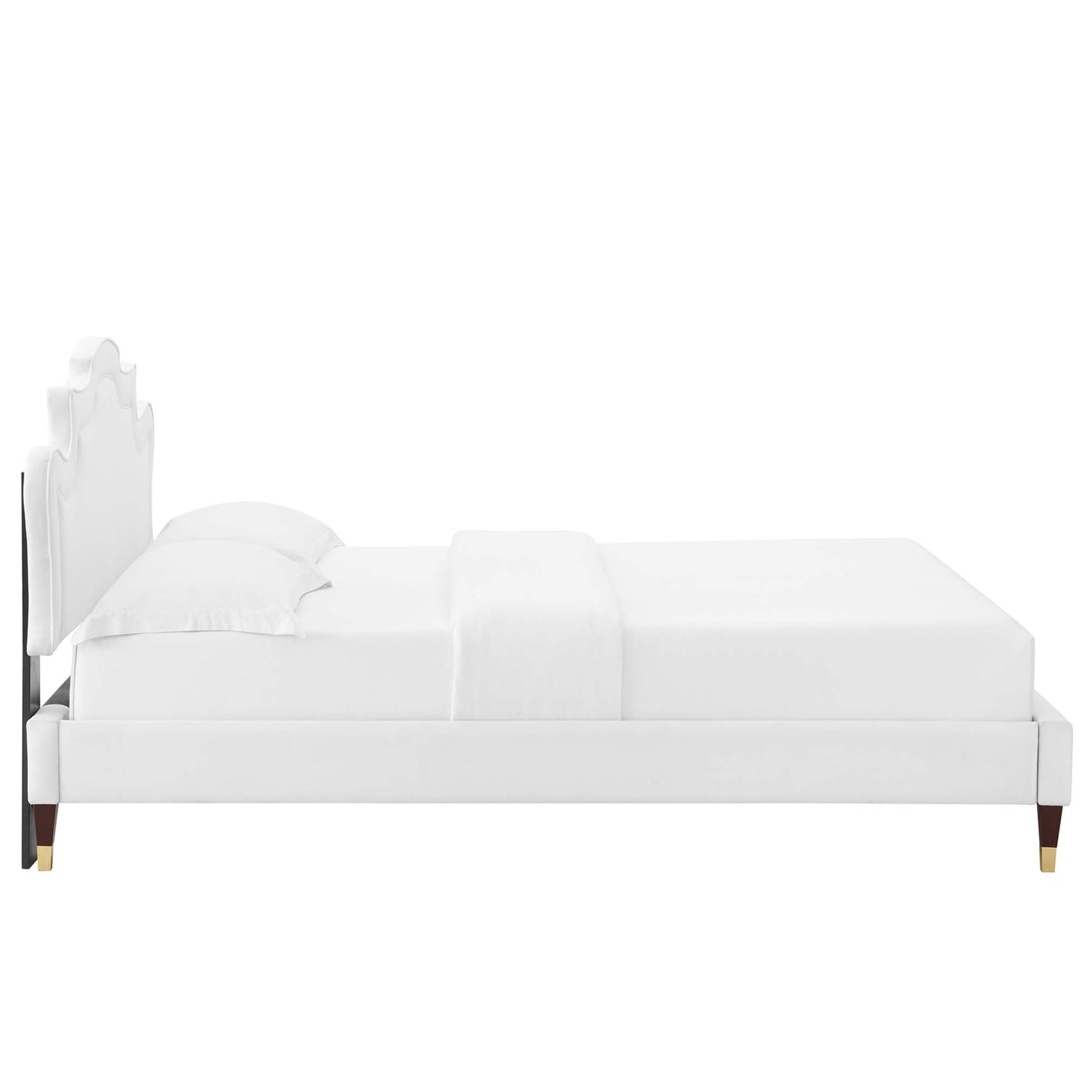 Cama tamaño king Neena Performance Velvet de Modway